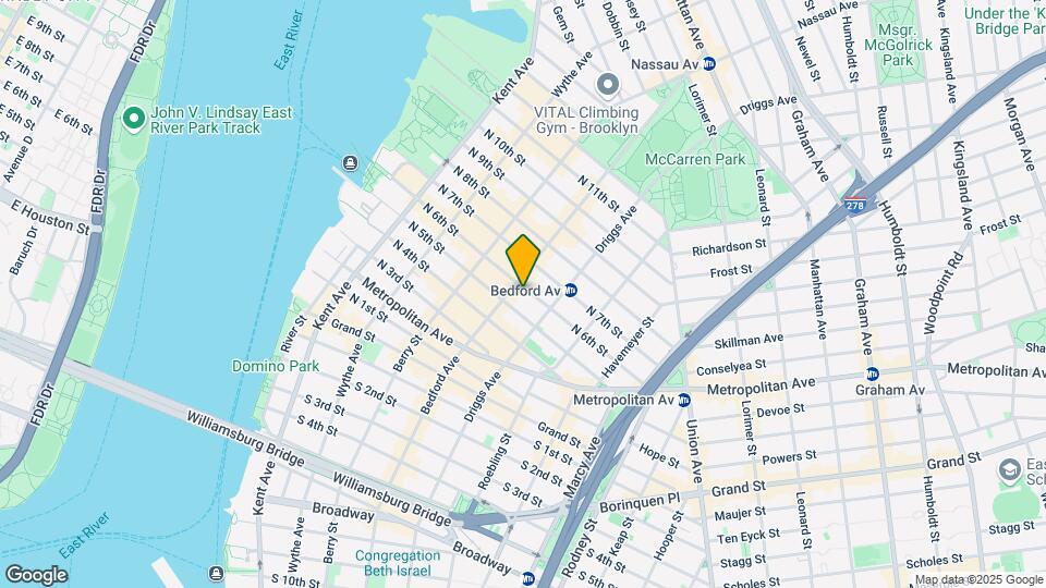 172 N 6th St Map and Location Details