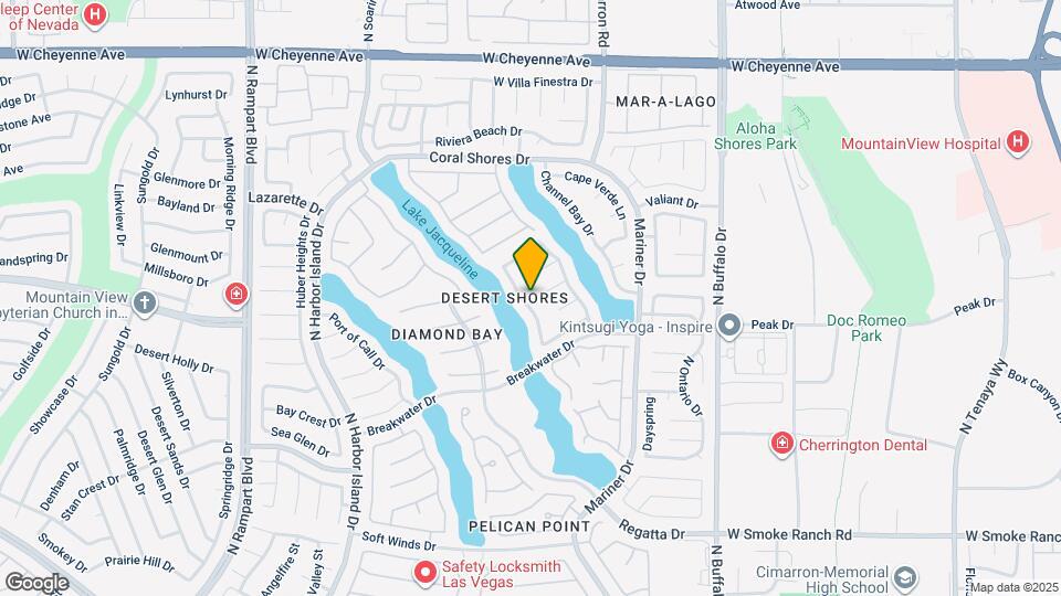 2736 Crystal Beach Dr Map and Location Details