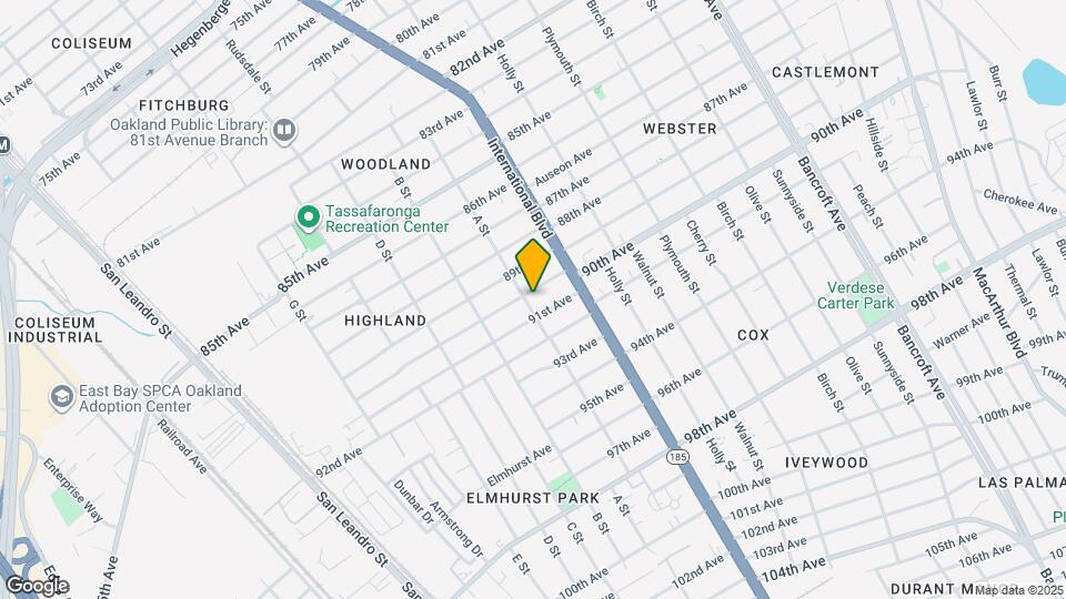 9006 A St Map and Location Details