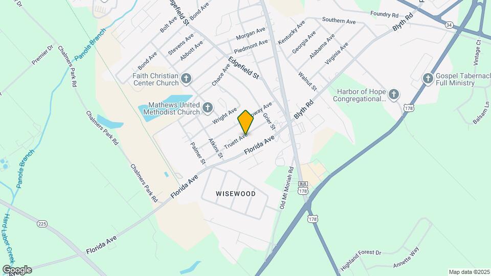 727 Truett Ave Map and Location Details