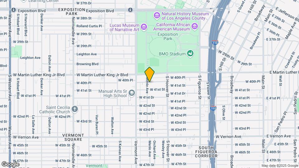 868 W 40th Pl Mapa y Detalles de la Ubicación