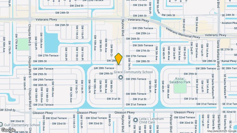 2813 SW 8th Pl Map and Location Details