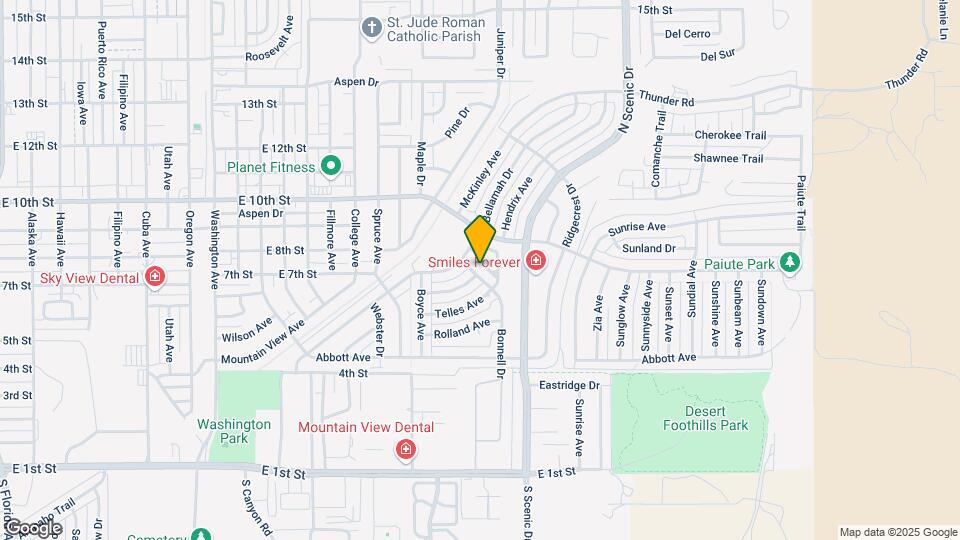 2542 Las Alturas Ct Map and Location Details