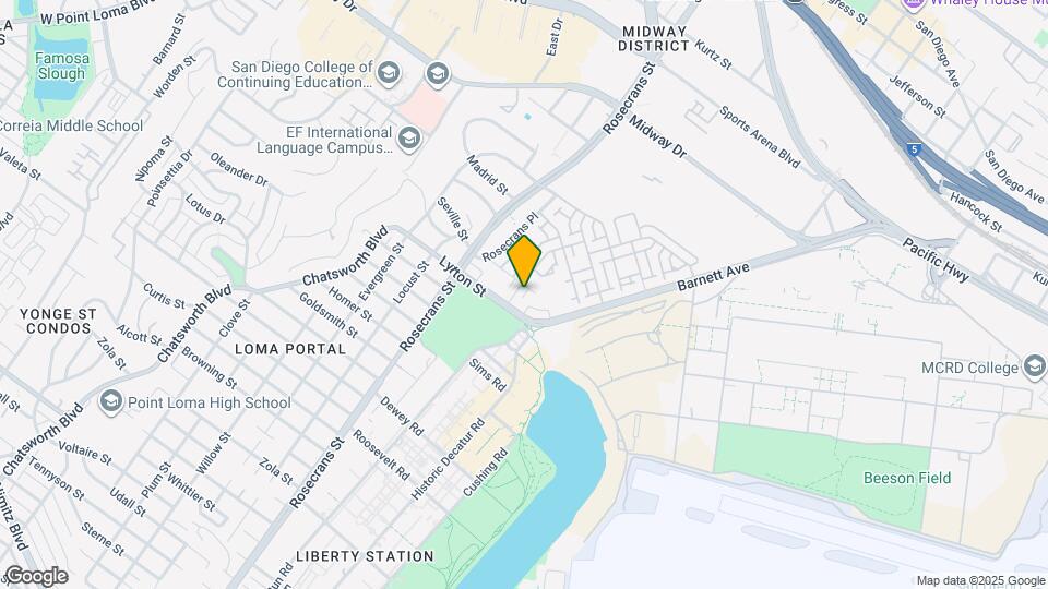 2741 Cadiz St Map and Location Details