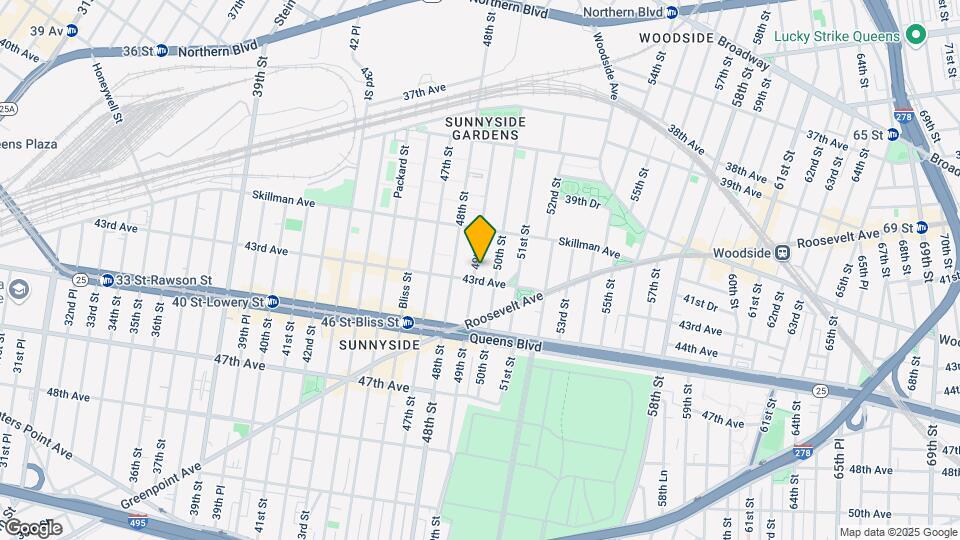41-45 49th St Mapa y Detalles de la Ubicación