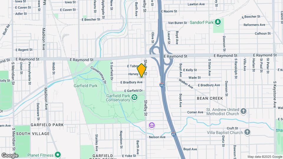 1046 E Bradbury Ave Mapa y Detalles de la Ubicación