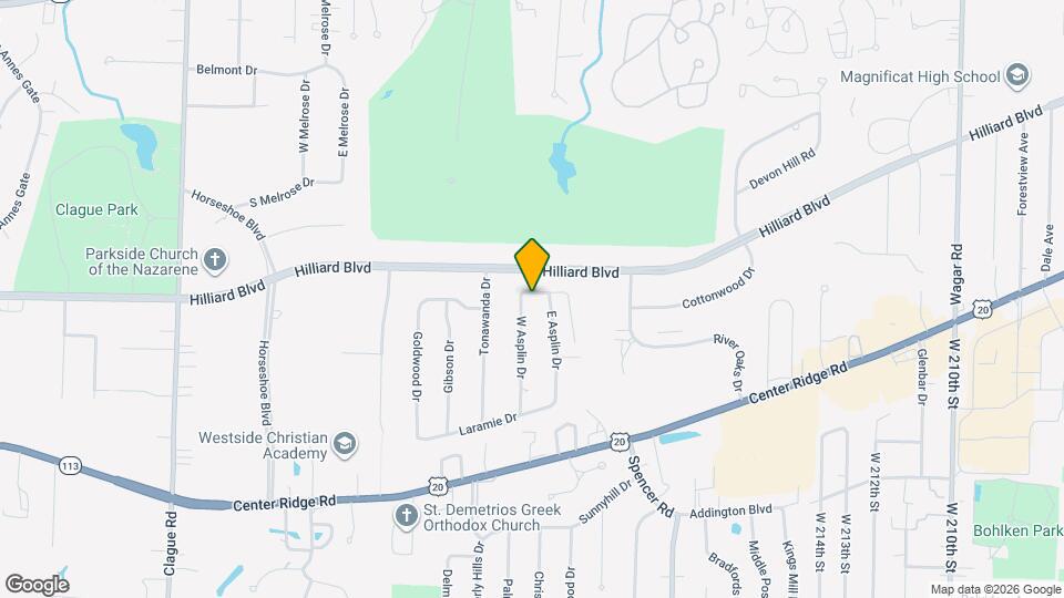 2659 W Asplin Dr Map and Location Details