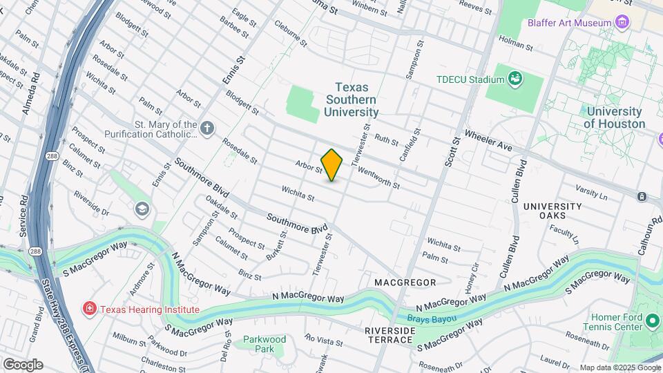 3431 Rosedale St, Unit 1 Mapa y Detalles de la Ubicación