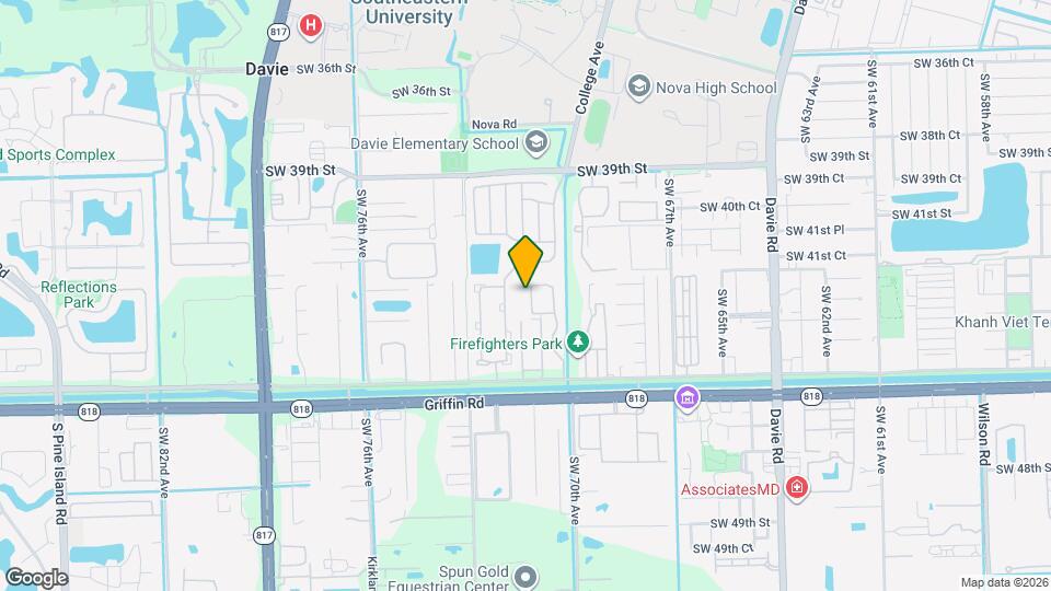 4221 SW 71st Ter Map and Location Details