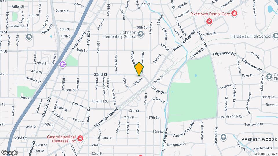 1615 30th St Map and Location Details