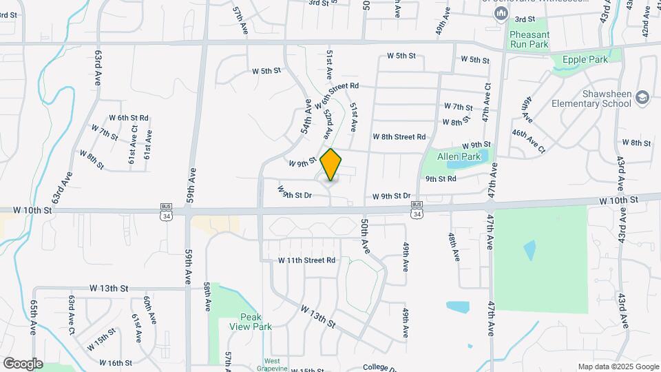 950 52nd Ave Ct Map and Location Details