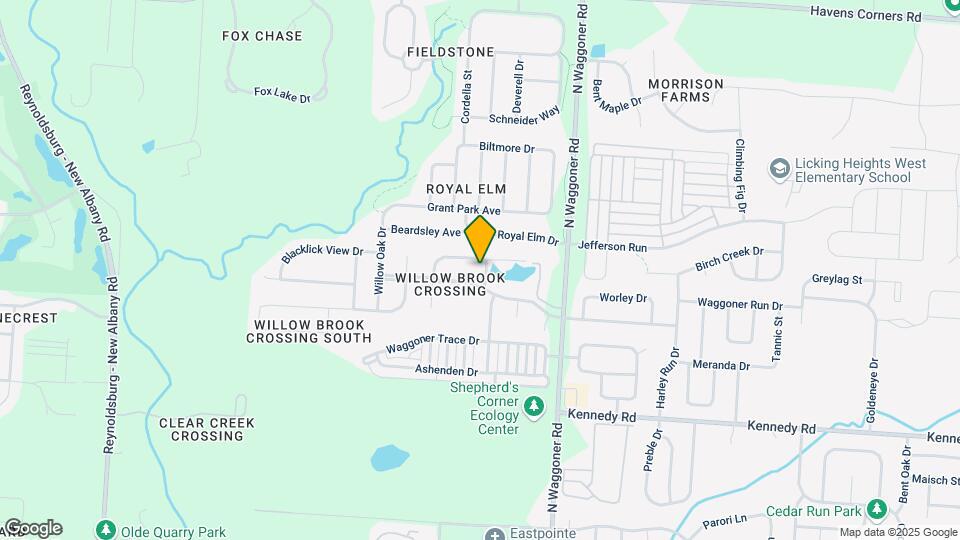 1213 Streamview Dr Map and Location Details