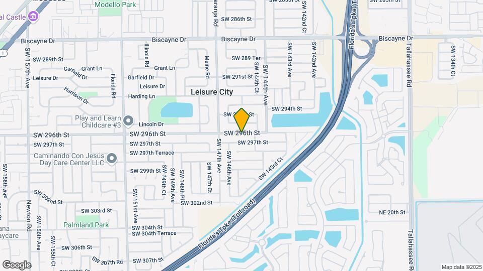 14510 SW 296th St Map and Location Details