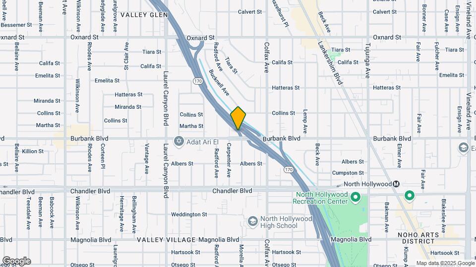 11811 Burbank Blvd Mapa y Detalles de la Ubicación