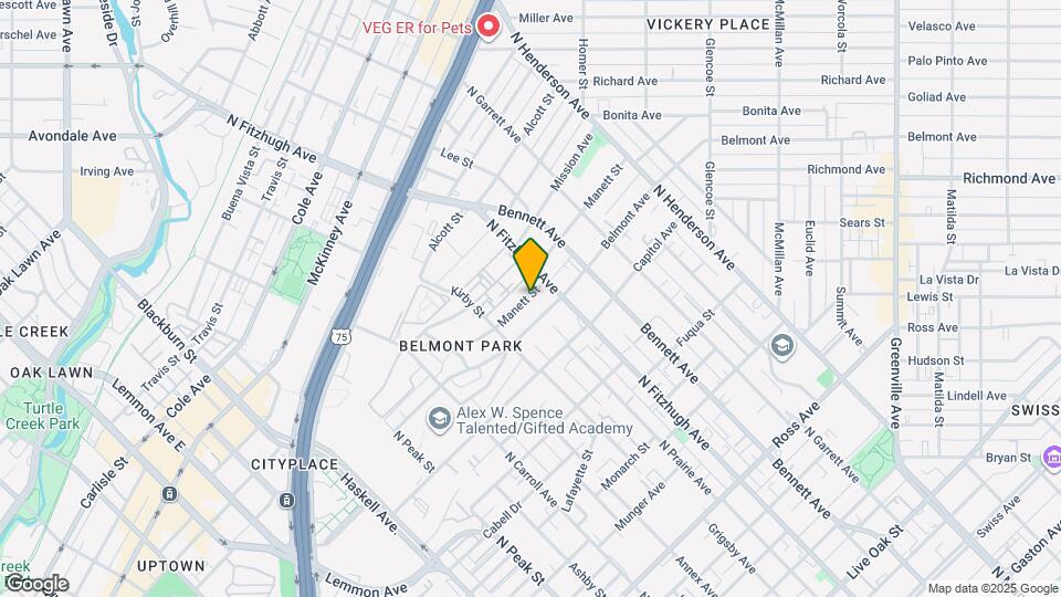 4812 Manett St Map and Location Details