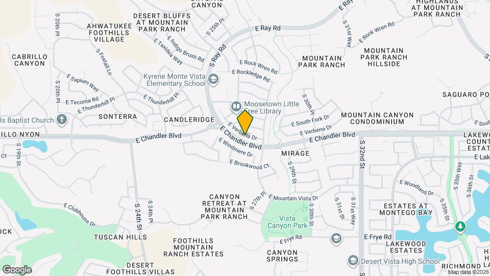 2713 E Verbena Dr Map and Location Details