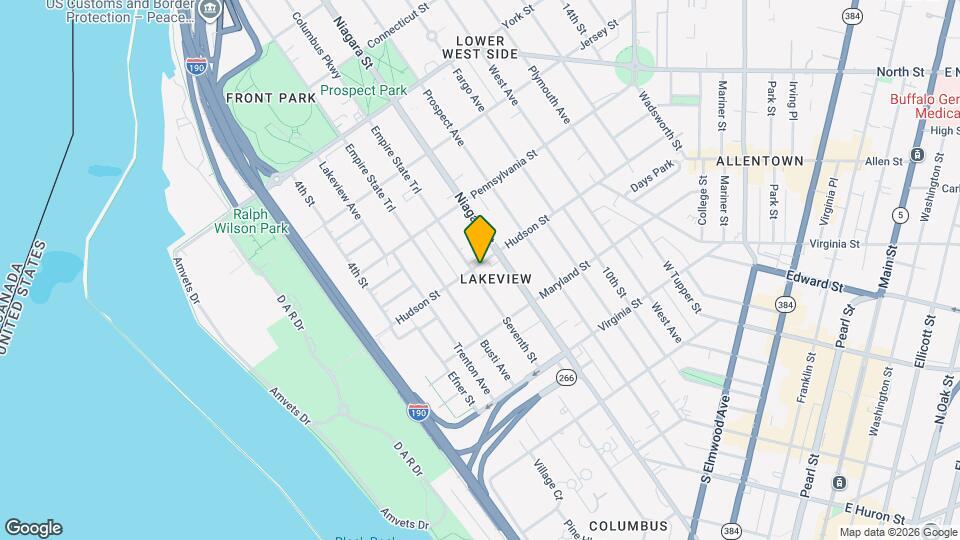 385 Seventh St Map and Location Details