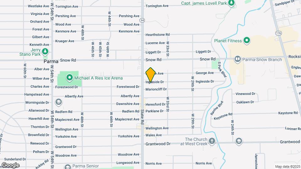 3429 Ingleside Dr Map and Location Details