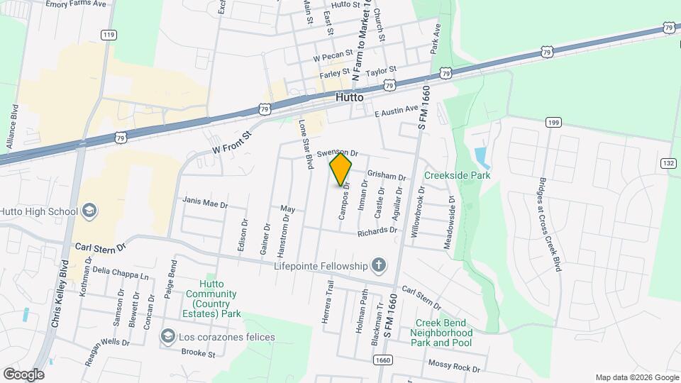 121 Campos Dr Map and Location Details