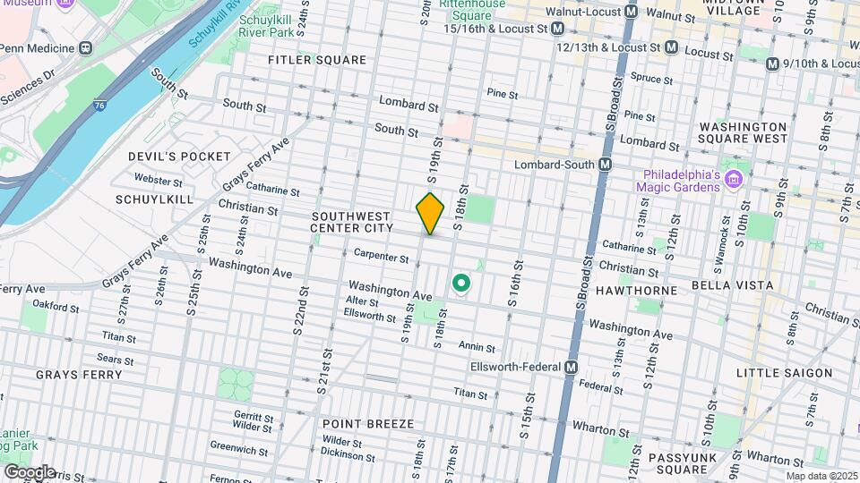 1836 Christian St Map and Location Details