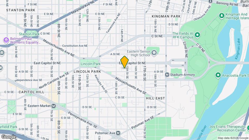 1428 A St SE, Unit Apt 3 Mapa y Detalles de la Ubicación