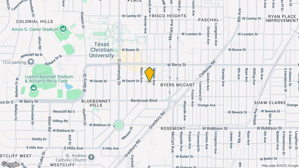3209 Lubbock Ave Map and Location Details