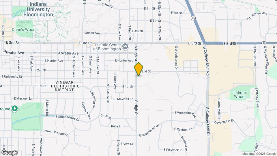 703 S High St Map and Location Details