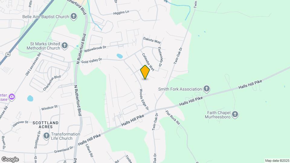 1102 Falling Tree Ct Map and Location Details