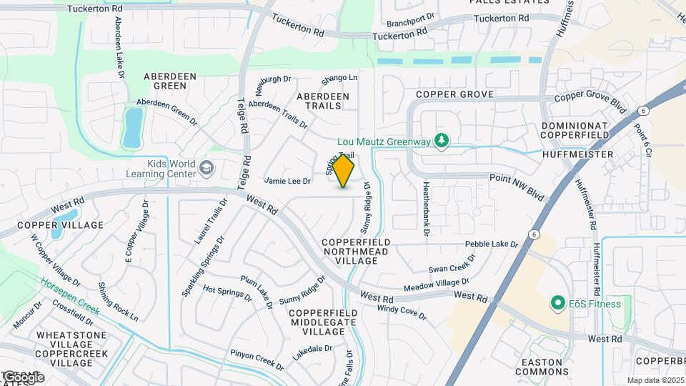 15730 Oak Mountain Dr Map and Location Details