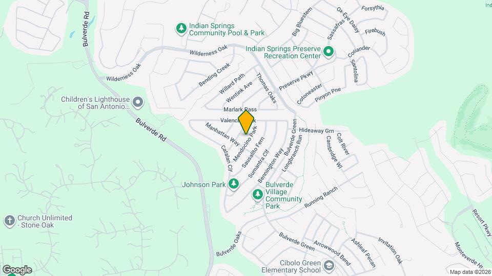 3615 Mendocino Park Map and Location Details