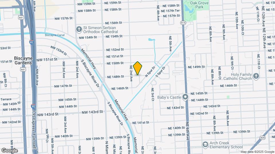 14720 NE 2nd Ct Map and Location Details
