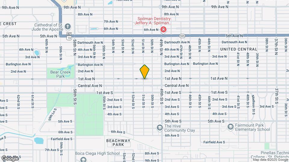 5050 1st Ave N Map and Location Details