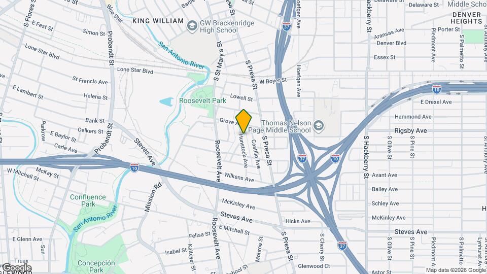524 Hunstock Ave Mapa y Detalles de la Ubicación