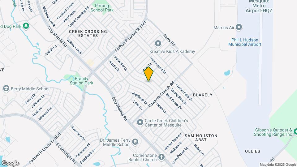 2322 Stillwater Dr Mapa y Detalles de la Ubicación