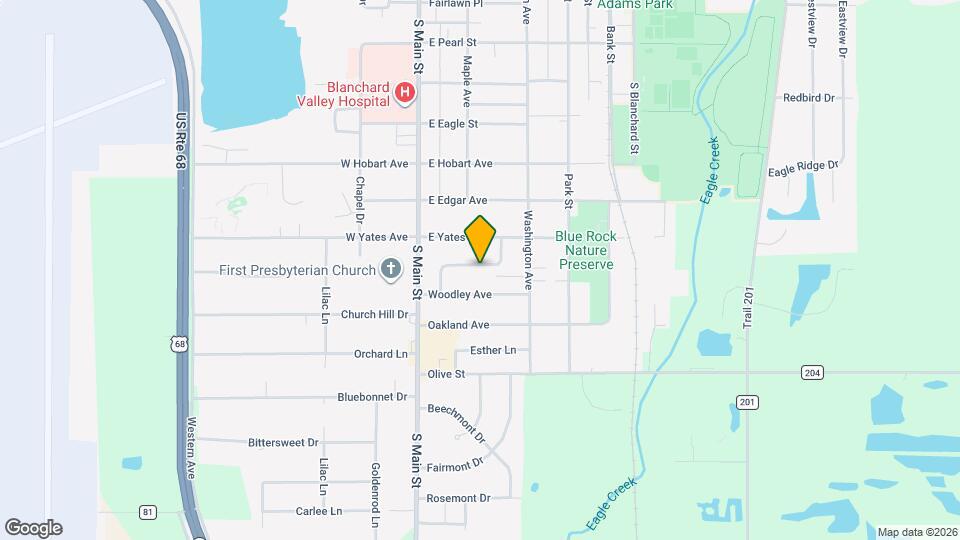 209 Woodley Terrace Map and Location Details