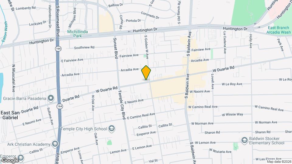 903 W Duarte Rd Map and Location Details