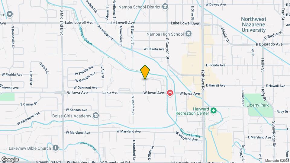 1326 S Edgewater Cir Map and Location Details