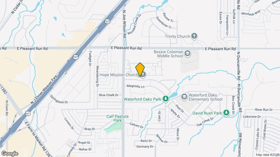 1037 Winding Creek Dr Map and Location Details
