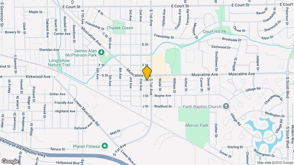 2214 H St Map and Location Details