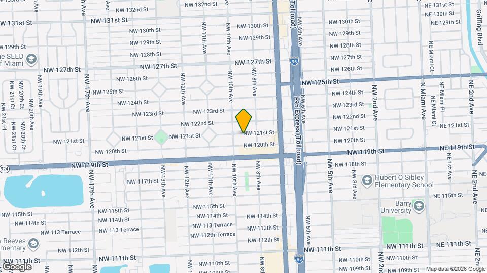 900 NW 121st St Mapa y Detalles de la Ubicación