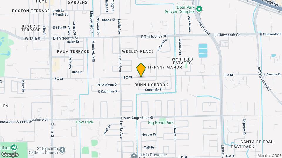 1209 Comanche St Map and Location Details