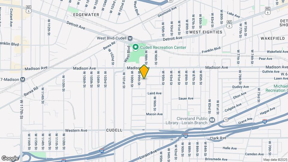 2048 W 98th St Map and Location Details
