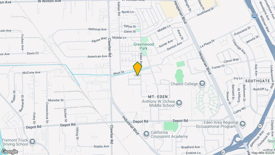 1919 Barton Way Mapa y Detalles de la Ubicación