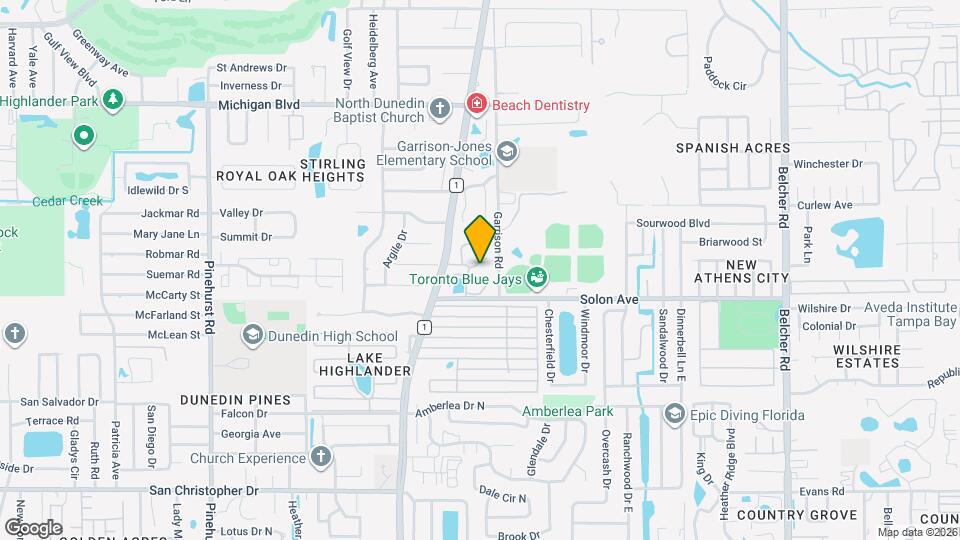 1677 Fry Ct, Unit 1 Map and Location Details