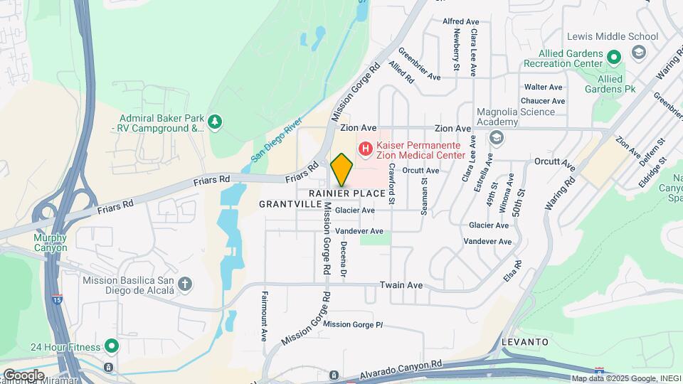 4541 Rainier Ave Map and Location Details