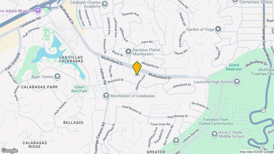 4406 Coloma Ave Mapa y Detalles de la Ubicación