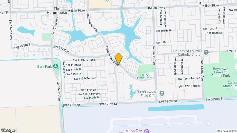15103 SW 113th Terrace Map and Location Details