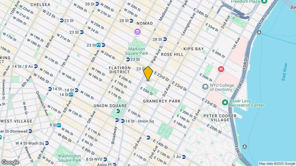 60 Gramercy Park North Mapa y Detalles de la Ubicación