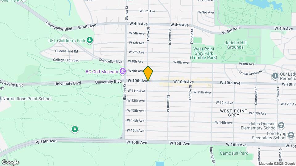 2608 Tolmie St Map and Location Details