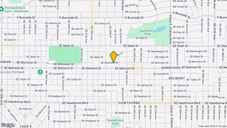 3104 SE Morrison St Map and Location Details